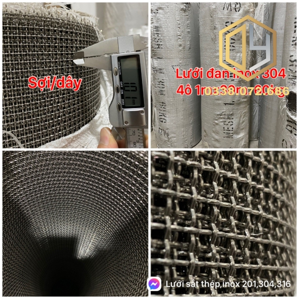 Lưới đan inox